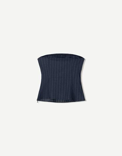 Adina Striped Tube Top