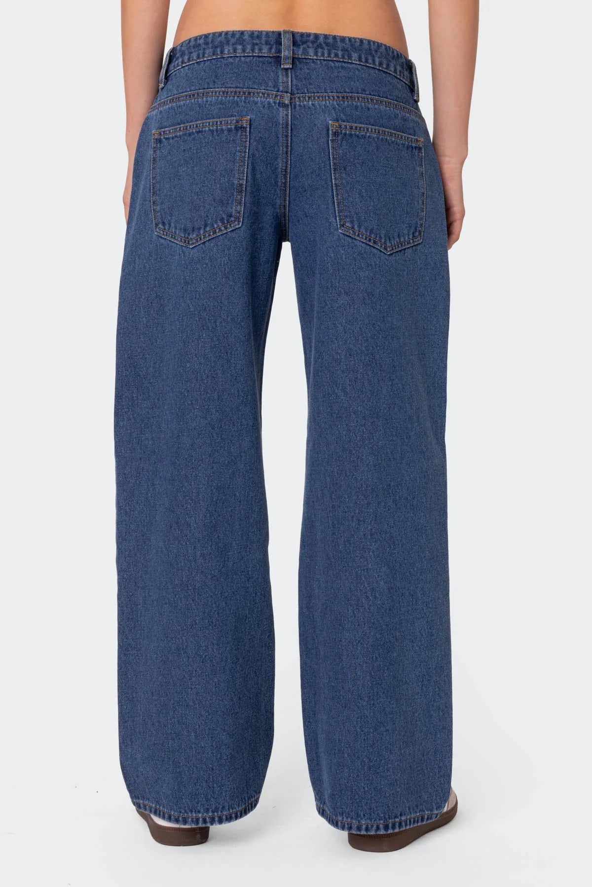 Carly Washed Low Rise Jeans