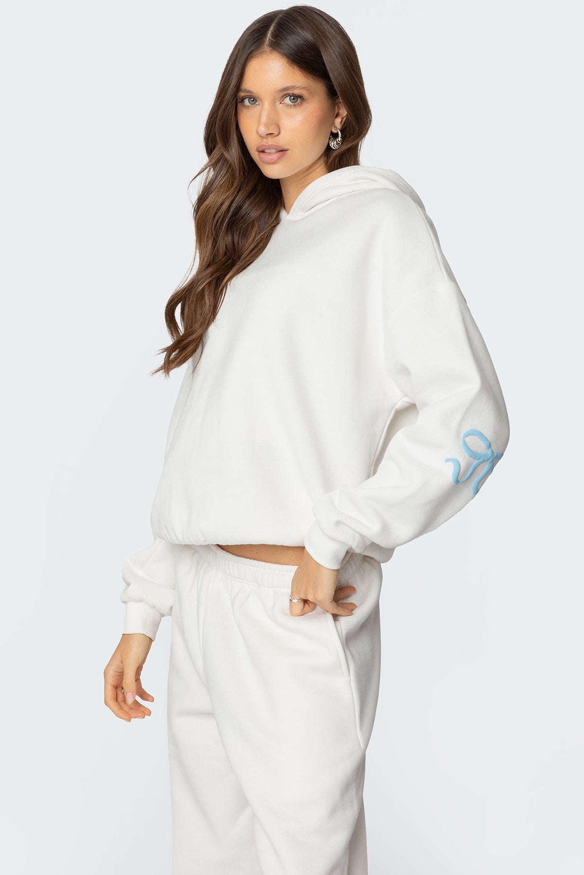 Bow Detail Hoodie + FREE Sweatpants