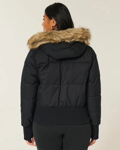 Anisa Faux Fur Bomber Jacket