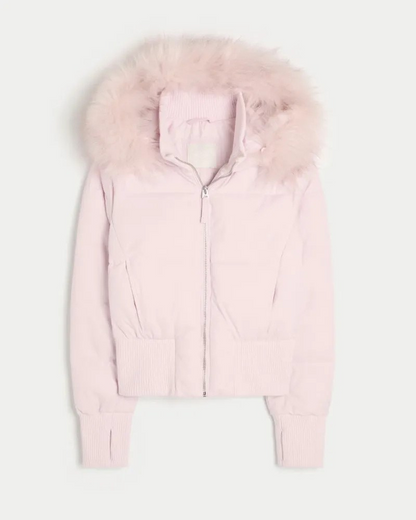 Anisa Faux Fur Bomber Jacket