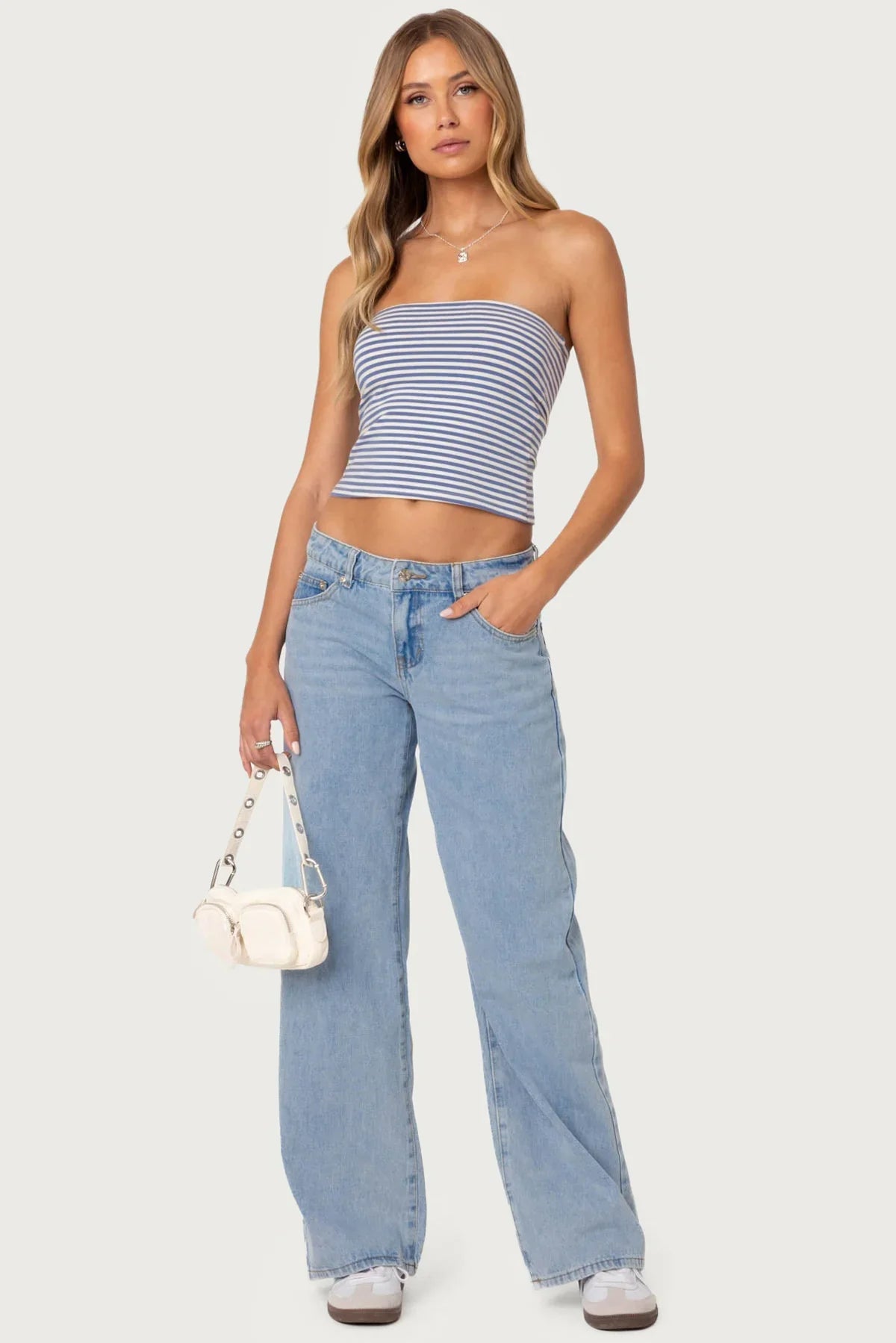 Carly Washed Low Rise Jeans